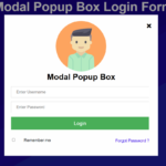 modal popup