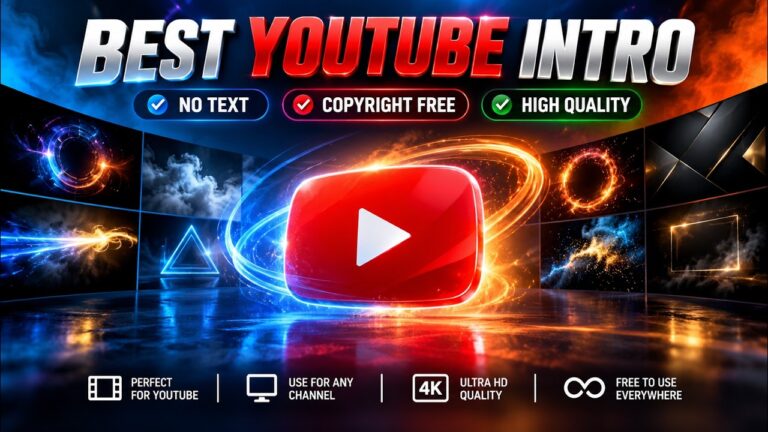 Free YouTube Intro Animation