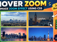 Mouse Hover Zoom Effect Using CSS