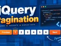 jQuery Pagination tutorial example